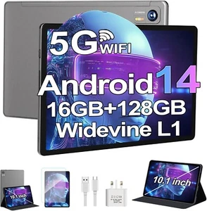 Bvlary Tablet 2025 Newest Tablet Android 14, 10.1 Inch, 16GB RAM+128GB ROM - Picture 1 of 7