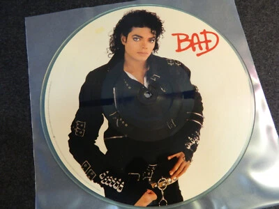 Michael Jackson Bad  - 12" LP Vinyl Picture DISC - Bild 1 von 2
