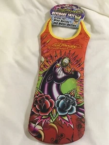 Bolso de Bebidas Ed Hardy Panther de Christian Audigier, Nuevo Con Etiquetas Nuevo Con Etiquetas - Imagen 1 de 5
