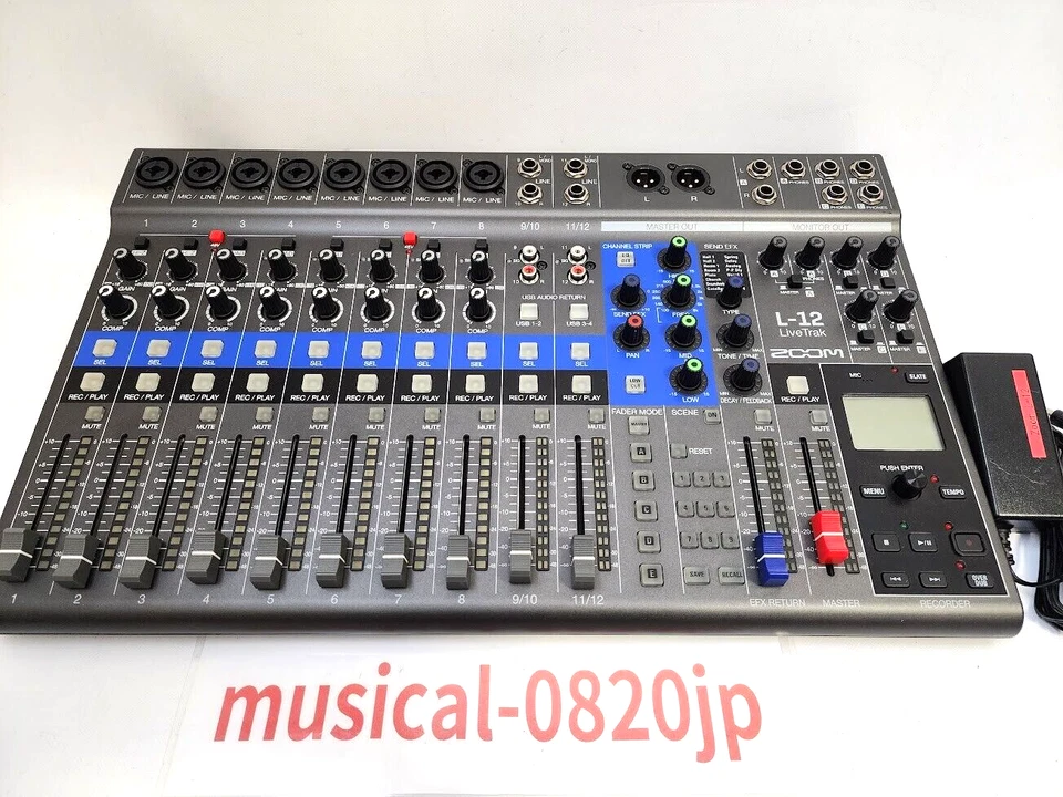 ZOOM LiveTrak L-12 Digital Mixer 12ch Live Trak USB Audio Interface - Image 1 of 4