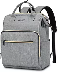 Backpack For Women With Laptop Compartment And Rfid Usb Port 17.3 Inch Traveling - Picture 1 of 9