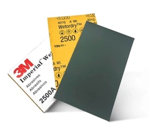 3M WETorDRY Abrasive Sheet 401Q 2500 Grit Sandpaper (50 Sheets/PACK) - Picture 1 of 7