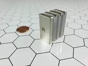 6 Neodymium Arc Motor Magnets Super Strong Rare Earth N45EH - Picture 1 of 11