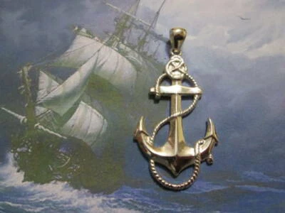 Ancora di Nave ciondolo in argento 925 - Immagine 1 di 4