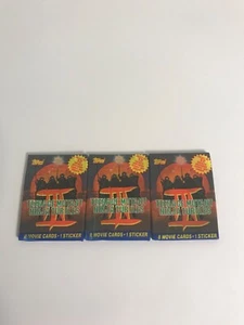 Vintage 1992' Topps Teenage Mutant Ninja Turtles III Movie Card Packs Lot Of 3 - Picture 1 of 8