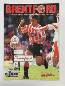 1999/2000 BRENTFORD V LUTON TOWN 18-09-1999 DIVISION 2 - Picture 1 of 1