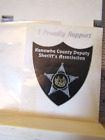 Vintage decal I Proudly Support Kanawha County Deputy Sheriff's Assoc. 4.25