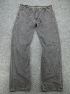 VTG Levis Jeans Mens 36x36 Gray 569 Loose Straight Fit Flap Pockets (FITS 37x34) - Picture 1 of 20