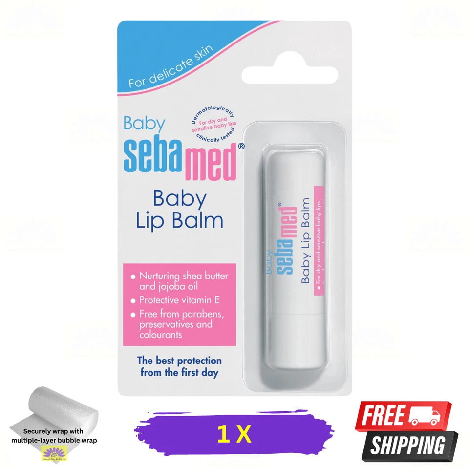1 X Bálsamo Labial Bebé Sebamed 4.8g Manteca de Karité + Jojoba, Cuidado de Vitamina E Foto 1 de 4