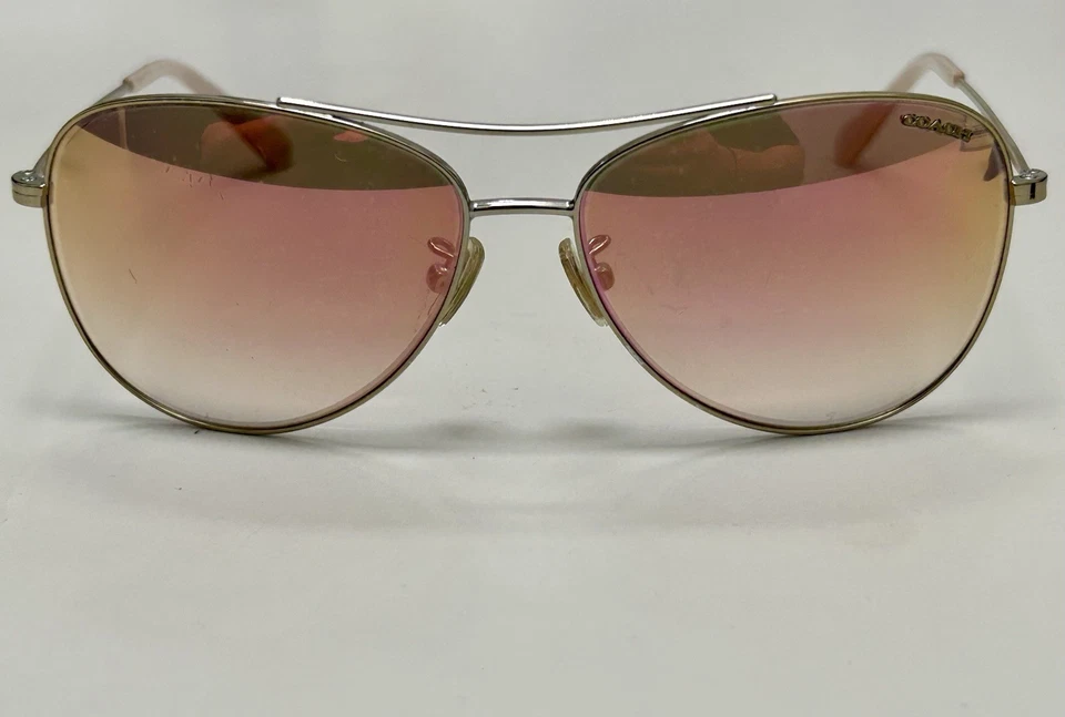 Gafas de sol Coach HC7079 90056F para mujer oro claro oro rosa degradado flash, 58 mm Foto 1 de 4