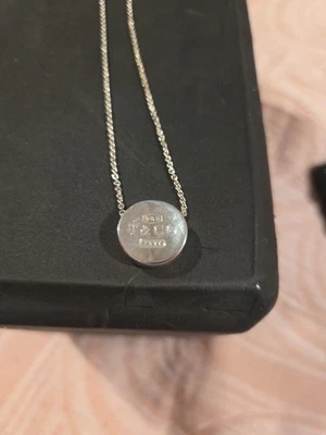 Collar colgante círculo cóncavo Tiffany & Co. 1837 en plata de ley Foto 1 de 4