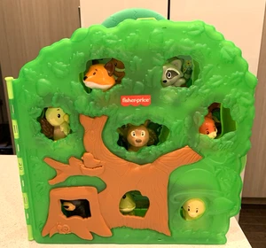 Fisher-Price Little People Kleinkind Spielzeug Forest Friends Tragetasche Spielset 100 % - Bild 1 von 5