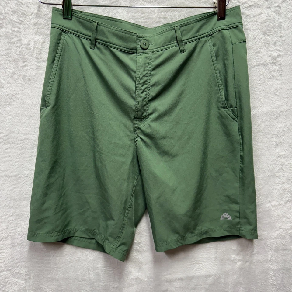 Pantalones Cortos Deportivos EMS Eastern Mountain Hombres 34 Verde Oliva Elastizados Senderismo Aire Libre Campamento Foto 1 de 4