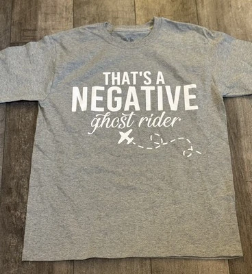 Camisa Ghost Rider That’s A Negative para niños talla grande 10/12 nueva sin etiquetas Foto 1 de 3