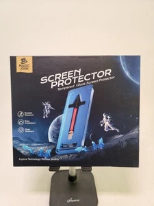 Magic John Tempered Glass Screen Protector for iPhone 15 Pro Max - Box of 2 - Photo 1 sur 3