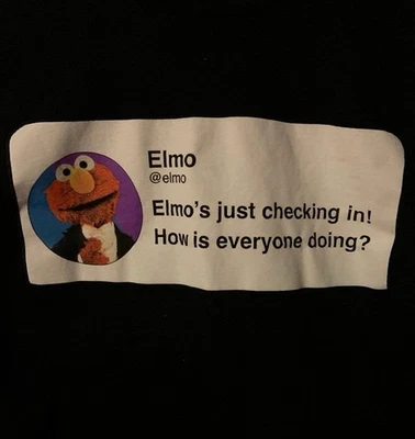 Camisa masculina Elmo Tweet GG - Imagem 1 de 3