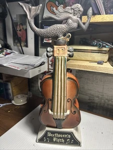 🔥🔥 Quinta caja de música de colección de beethoven jarra de licor musical violín - ¡Funciona! - Imagen 1 de 7