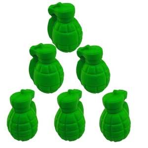 NEUHEIT GIANT Stressabbau drückbarer Schaum grüne Granate Paket von 6 - Bild 1 von 6