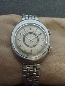 JAEGER Le COULTRE MEMOVOX cal.K825 BUMPER ref.E861 VINTAGE 60's RARE SWISS WATCH - Picture 1 of 9