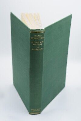 ALBERT SCHWEITZER My Life And Thought Autobiography Hardcover 1958 • 29.95$