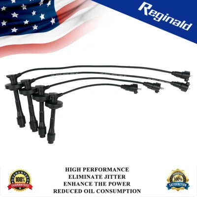 4x Spark Plug Wires For 1998 1999 Toyota Corolla Chevrolet  Chevy 09419 671-416 - Image 1 of 4