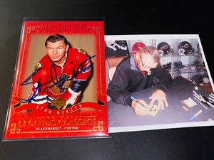 Stan Mikita Blackhawks Auto Signed Upper Deck Hall of Fame Showcase 2004-05 - Picture 1 of 1