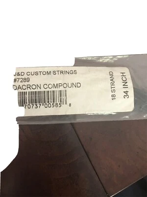 J &D Custom Strings Number 7289 Dacron Compound  - Image 1 of 4