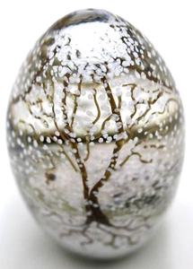 Beautiful Tall CATHY RICHARDSON Winter Season Art Glass PAPERWEIGHT - Picture 1 of 5