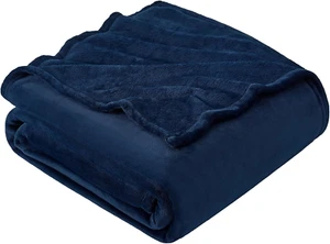 Flannel Fleece Throw Blanket Twin Size, Super Soft Fluffy Bed Plush Blanket Thro - Picture 1 of 9