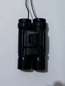 Tasco Binoculars 8x21 #165RB Compact Folding w/ Case - Black 1000 yards 1000 M - Picture 1 of 5
