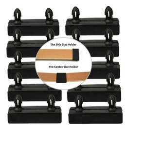 10/20pcs Replacement Fit Bed Slat Plastic Centre/ End Caps Holders (54- 55mm) - Picture 1 of 8