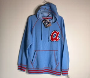 Cooperstown Collection Stitches MLB Atlanta Braves Hoodie Men Size Small / New - Picture 1 of 8