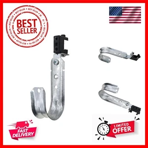 Cable Support J Hook with Beam Clamp, 2" Heavy Duty Metal Wire Cable Support ... - Afbeelding 1 van 7