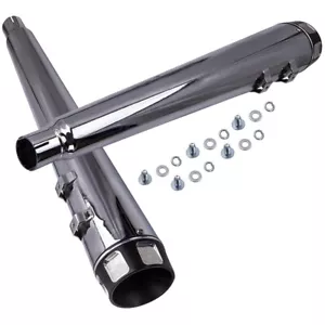 4" Slip-On Mufflers Exhaust Pipes For Harley Touring Street Glide 1995-2016 - Picture 1 of 12