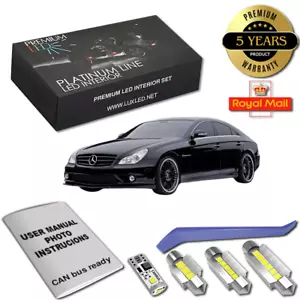 Mercedes CLS W219 LED Interior Kit Premium 22 SMD Blanco Bulbos sin Errores C219 - Imagen 1 de 11