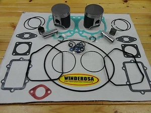 SKI DOO 600 DUAL RING PISTON KIT WITH BEARINGS & GASKET SET FITS MOST 2003-2008 - Picture 1 of 6