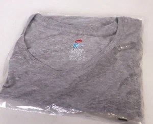 Hanes Men's Ultimate FreshIQ V-Neck T-Shirt, Gray, Size 3XL (PACK OF 1) - Picture 1 of 4