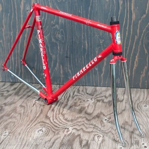 Vintage Pinarello Montello RoadBike FRAME FORK Columbus Steel Bicycle Campagnolo - Picture 1 of 24