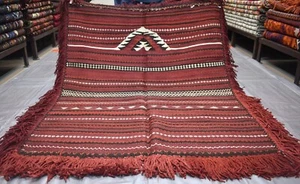 Hand Woven Afghan Tribal Kilim Area Rug 3x4 Vintage Persian Oriental Wool Carpet - Picture 1 of 12