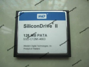 WD SiliconDrive II 128MB PATA CompactFlash CF Memory card SSD-C12MI-4663 - Picture 1 of 2