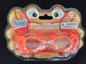 Aqua Leisure Swim Animal Goggles Orange Crab