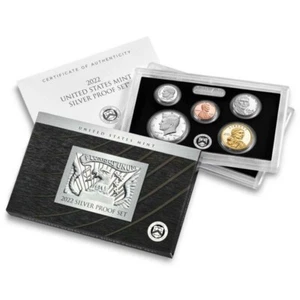 2022 United States Mint Silver Proof Set 10 Coin Set w/ COA - Picture 1 of 11