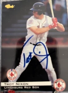 Trot Nixon Autographed Trading Baseball Classic Card # 6 Boston Red Sox - Picture 1 of 3