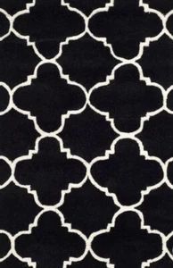 Safavieh Chatham 2’ X 3’ Wool Black/Ivory Area Rug NEW - Picture 1 of 3