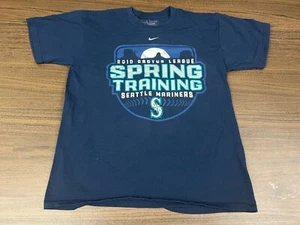 Maglietta Seattle Mariners Spring Training Baseball Blu 2010 - Nike - Small - Foto 1 di 6