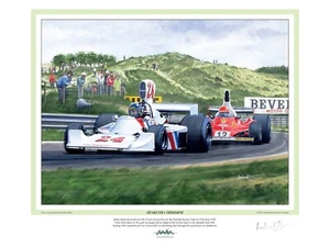 James Hunt- Hesketh's Triumph - Dutch Grand Prix- 1st F1 Victory Zandvoort - Picture 1 of 4