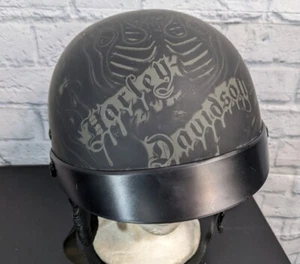 Medio casco Harley Davidson HD-H26 talla grande, ¡BONITO! - Imagen 1 de 10