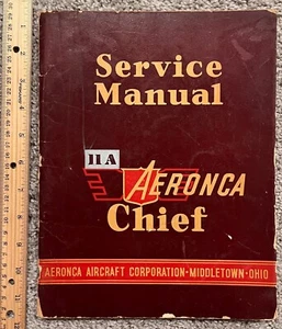 Vintage Aeronca Chief 11A Service Manual September 1946 Aviation / Aircraft - Picture 1 of 5