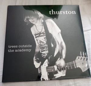 THURSTON MOORE LP Rei TREES OUTSIDE THE ACADEMY Cream & Green (2020) Sonic Youth - Picture 1 of 3