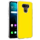 Phone Case for LG Harmony 4,Premier Pro Plus,K41, Yellow Print